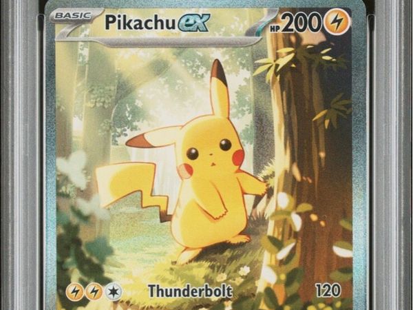 Pikachu ex SIR #276/217 PSA MINT 9 - Main image