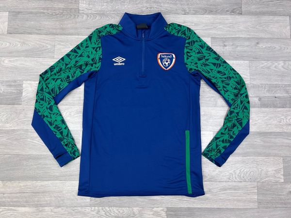 Umbro Ireland Half Zip Jumper Layer Mens Medium - Main image