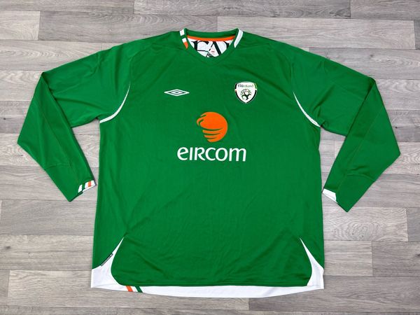 Vintage 2006 Ireland Long Sleeve Home Jersey 3XL - Main image