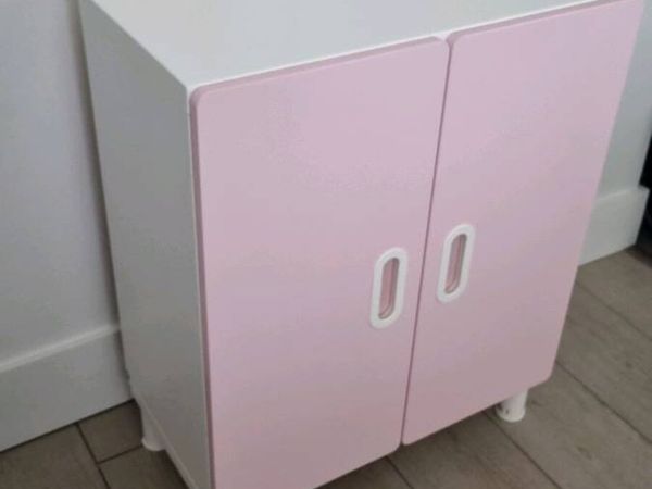 2 Ikea Stuva Units with Pink Fritids Door - Main image