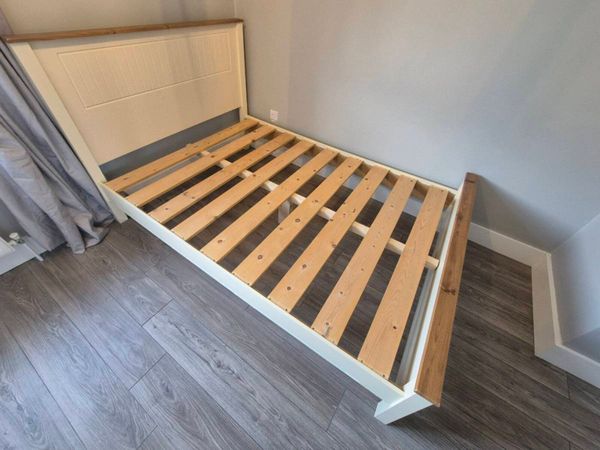 Solid wood double bed frame - Main image