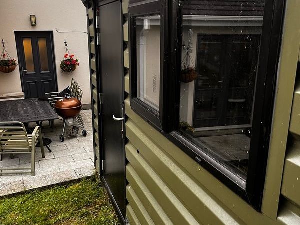 high-quality Irish-made PVC-coated galvanised-steel garden shed, - Main image