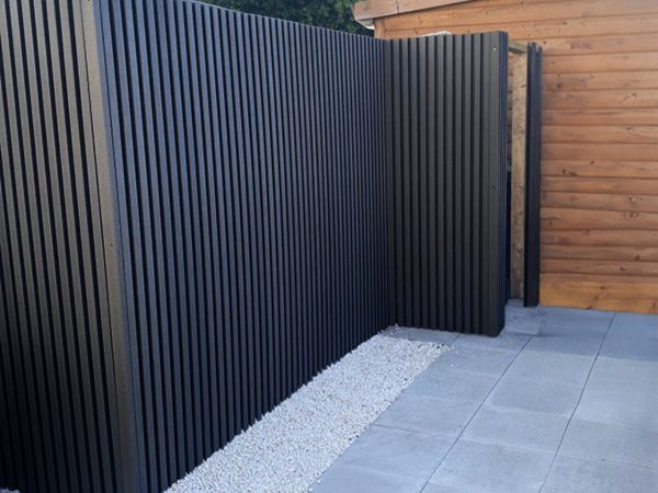 Black composit wall panels - Main image
