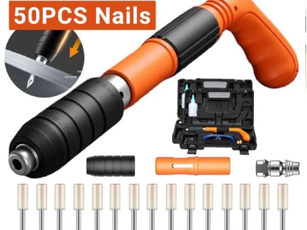 Mini Nail Gun Manual Air Nailer & 50 nails - Main image