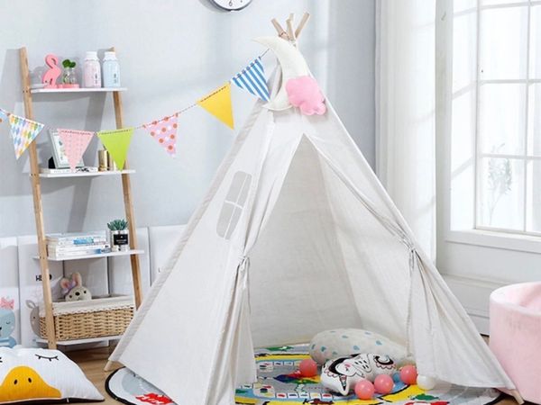 Kids Teepee Canvas Tent NEW - Main image