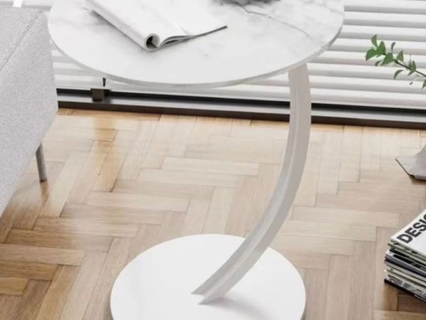 New C Shaped Side End Coffee Table - Main image