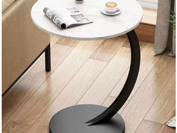 New C Shaped Coffee Table Sofa Side End - Main image