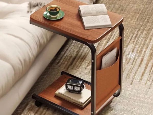 New C Shaped Side End Coffee Table - Main image