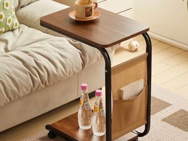 New C Shaped Sofa Side End Coffee Table - Main image