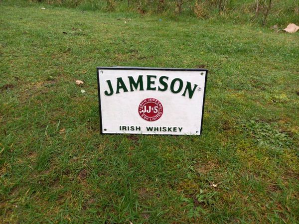 Jameson Cast Iron Sign - Main image