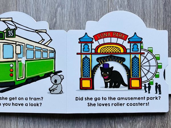 Koala's Big Day Out Interactive Slider Board Book - Main image