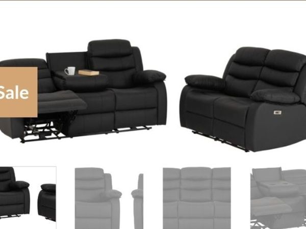 Roma 3+2 Electric Recliner Suite / 2 Colours - Main image
