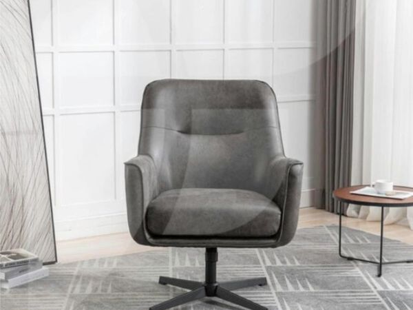 Felicia Swivel Chair Charcoal - Main image