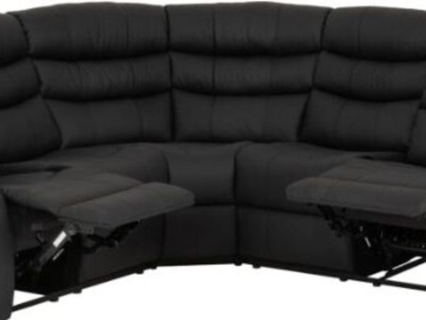 Roma Corner Faux Leather Recliner Sofa / 2 Colours - Main image