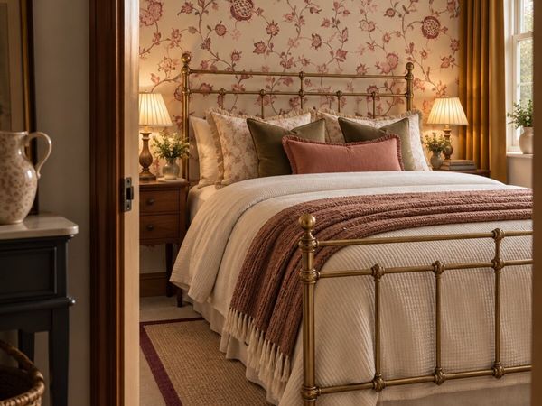 Brass Bed Frame Queen Size - Main image