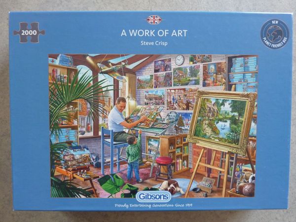 2000 piece jigsaw - A work of art - Main image