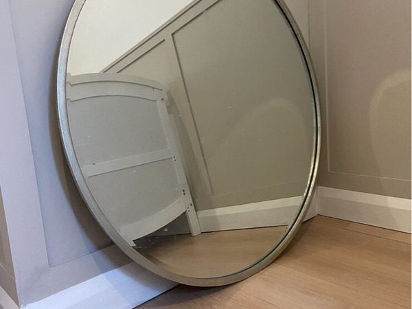 Laura Ashley Mirror in Brushed Chrome - Main image