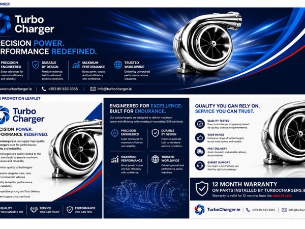 New Turbo reconditioned turbocharger dpf cleaning - Main image