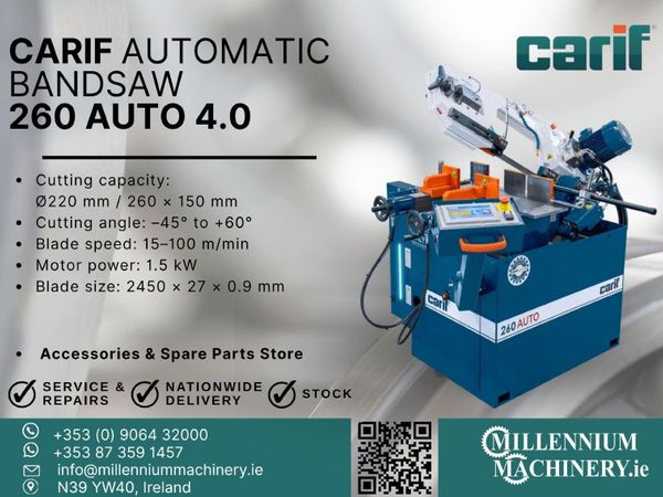 Carif Automatic Bandsaw 260 AUTO 4.0 - Main image