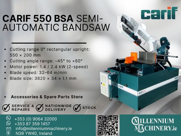 Carif 550 BSA Semi-Automatic Bandsaw - Main image