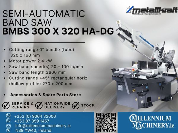 Semi-automatic metal band saw BMBS 300 x 320 - Main image
