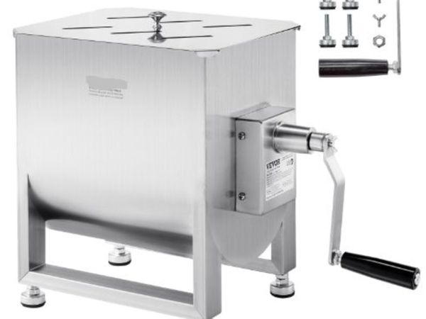 Manual Meat Mixer, 60L Fixed Tank Meat Processing - Main image