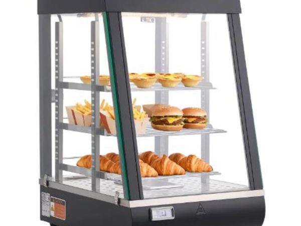 3-Tier Commercial Food Warmer Display, 800W Food - Main image
