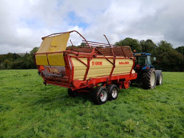 Krone Turbo 2900 Silage Wagon Zero Grazer - Main image