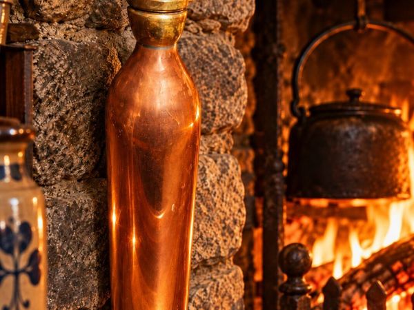 antique vintage copper whiskey - Main image