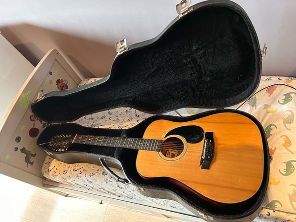1970s Hondo II H160 12-String Acoustic Guitar+Case - Main image
