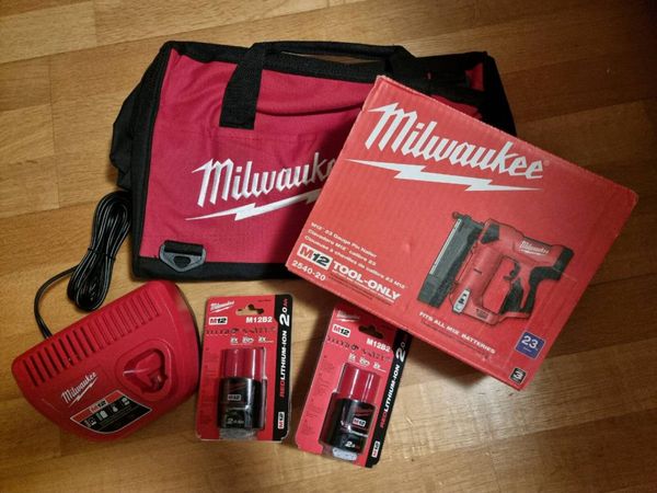 Milwaukee M12 23 Gauge Pin Nail Gun Kit - Main image