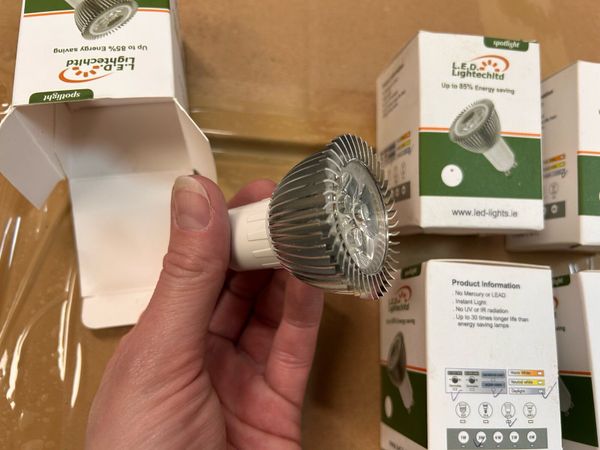 New 5 x LED GU10 LED Spotlights – 3W - Main image