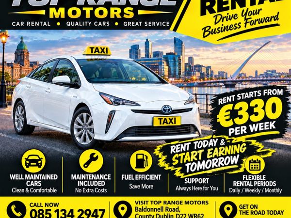 Taxi for rent and Rent to buy - Main image