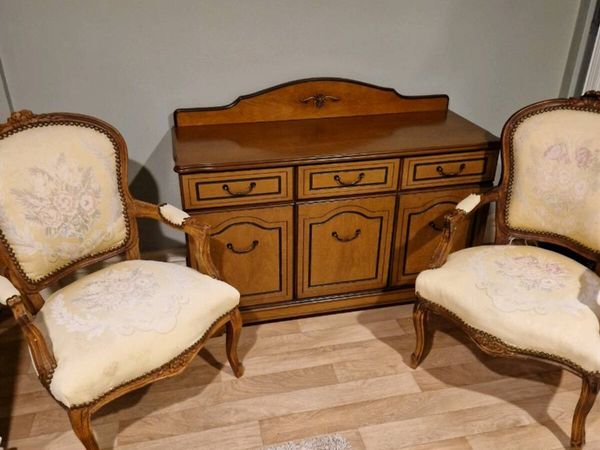 Teak Cabinet with Chairs - Main image