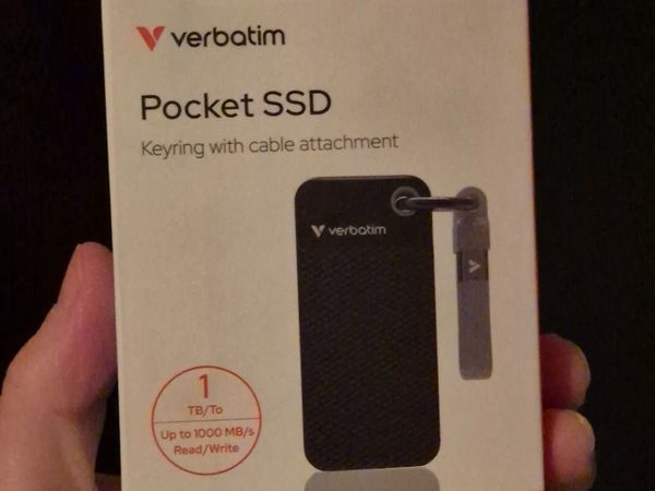 Verbatim 1TB Pocket SSD, brand NEW - Main image