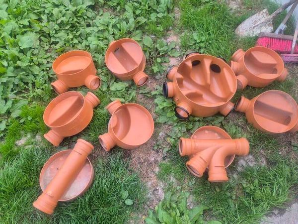 Brand new wavin draning fittings - Main image