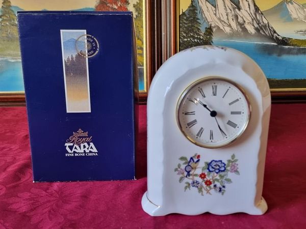 New InBox Royal Tara Harmony Irish BoneChina Clock - Main image