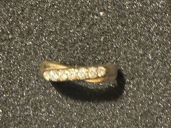 9ct Gold Cz Half Eternity Ring - Main image