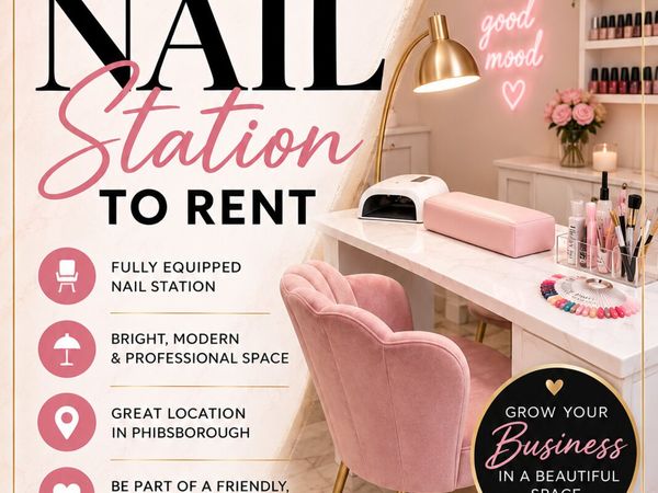 Nail Desk Table Rent - Main image