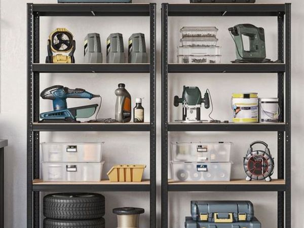 (x2)NEW Home Garage Shelving Racking-FREE Delivery - Main image
