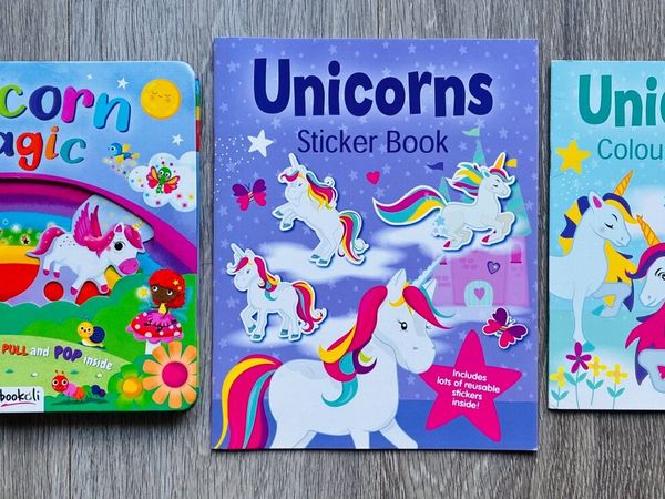 Unicorn Book, Activity Book & Colouring Book - Main image
