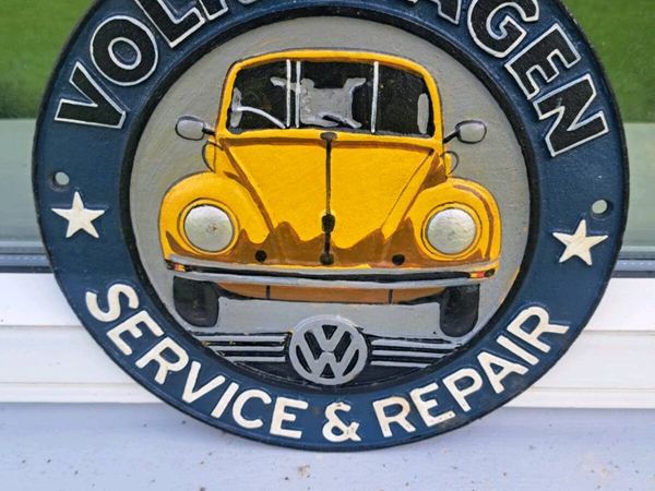 Volkswagen cast iron sign - Main image