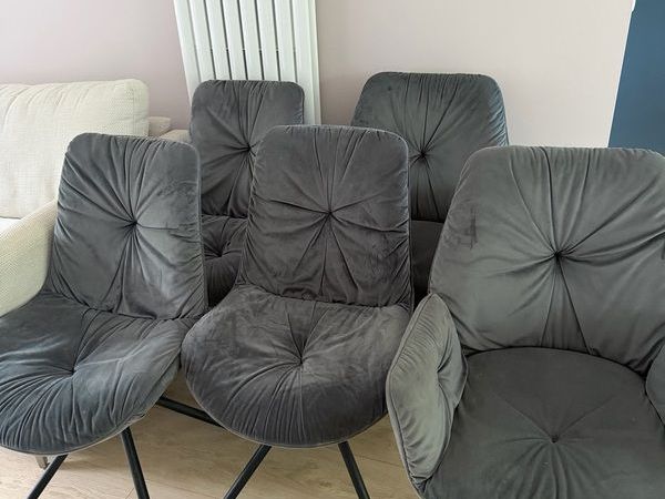 6 dining chairs for sale (2 carvers and 4 chairs) - Main image