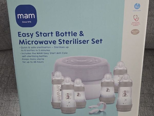 MAM microwave steriliser and bottle set - Main image