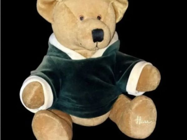 Vintage 2001 Harrods Christmas Teddy Bear (Scott) - Main image