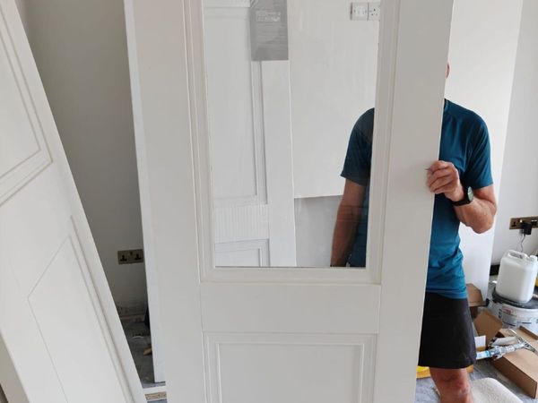 Internal Glass Door - Seadec Darwin White - Main image