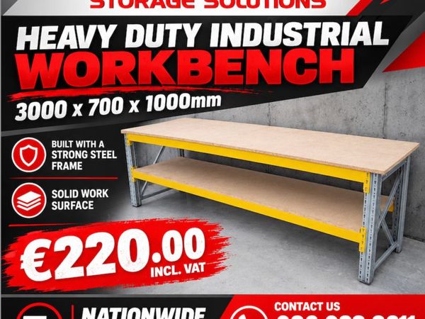 Heavy duty industrial workbench - Main image