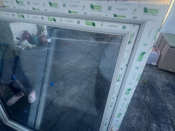 Brand New PVC Triple Glazed Window Picture Window in Black - Main image