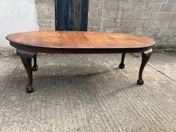 Antique Table - Extending - 2 Leaves - Main image