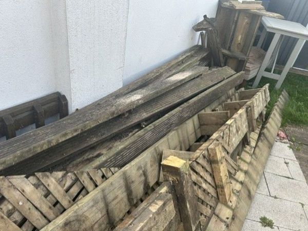 FREE Solid Wood Decking (Approx. 5m x 3.5m) - Main image